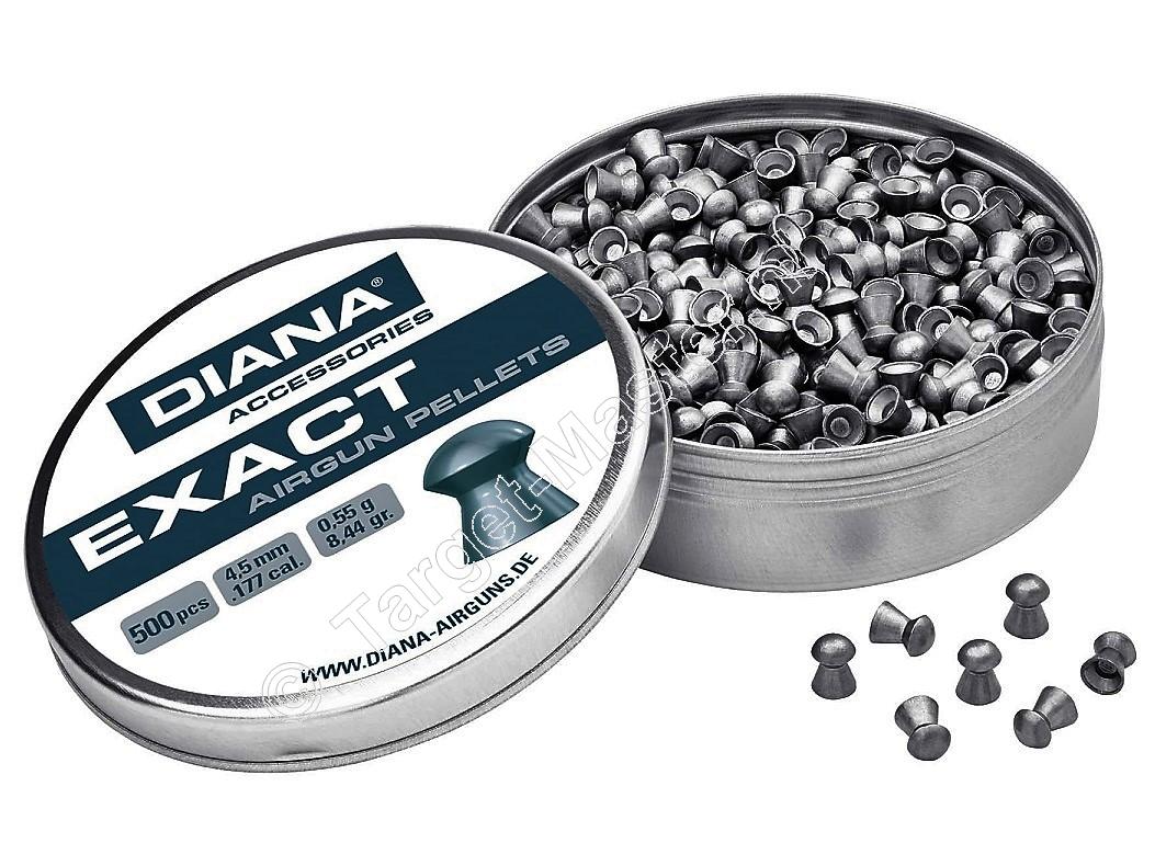 Diana Exact 4.50mm Airgun Pellets tin of 500